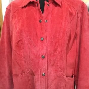 Cold Water Creek Suede jacket PXL